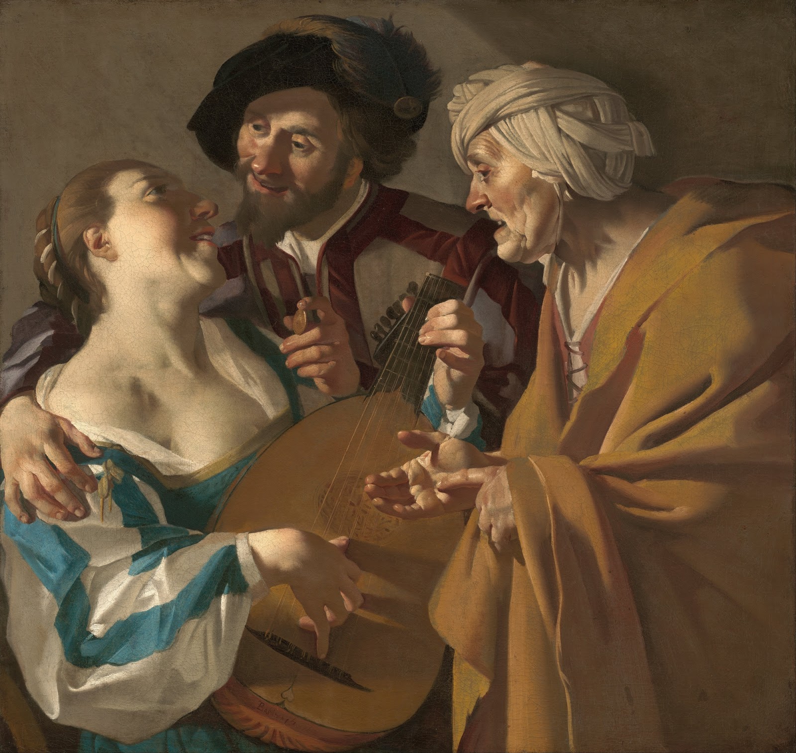 Оказалась, что картина "Сводня", приписываемая ван Меегерену, принадлежит кисти голландского художника XVII века Дирка ван Бабюрена